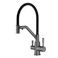 Смеситель Raglo для кухни со съемным гибким изливом R81.62.09 графит